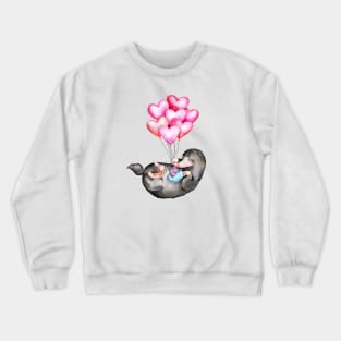 Magical creature valentine's day Crewneck Sweatshirt